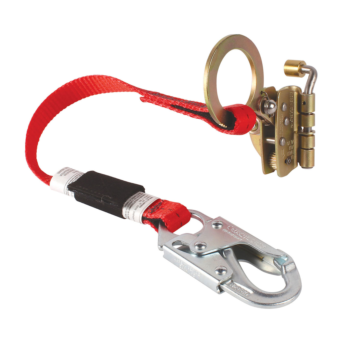 PIP®  Dynamic™ Automatic Rope Grab with Panic Lock, Lanyard and Double Locking Snap Hook - 30"