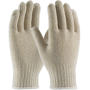 Uncoated Cotton/Polyester Knit Glove