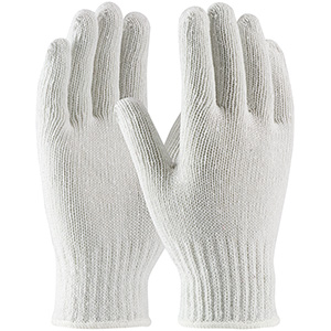 Uncoated Cotton/Polyester Knit Glove