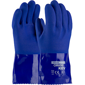PVC Coated Glove with Kevlar Lining